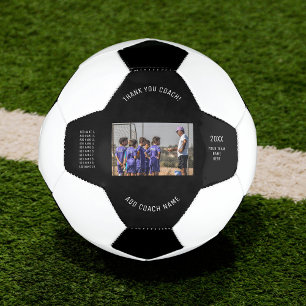 Balón De Fútbol Gracias Personalizado entrenador Foto de equipo y 