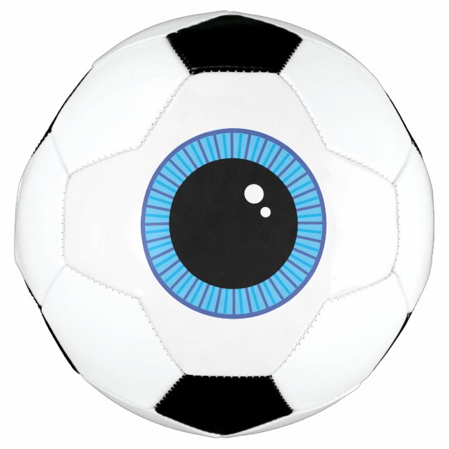 Balón De Fútbol Gracioso Béisbol Azul Cute (Anverso)