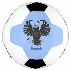 Balón De Fútbol Gracioso ilustracion de personalizado de cuervos l