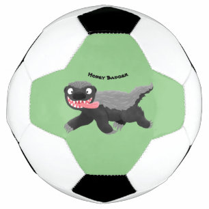 Balón De Fútbol Gracioso ilustracion personalizado de insignia con