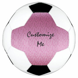 Balón De Fútbol Gradiente Purpurinoso rosado