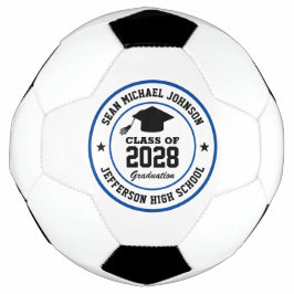 Balón De Fútbol Graduación De Secundaria De Grado Universitario