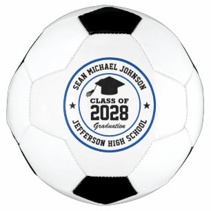 Balón De Fútbol Graduación De Secundaria De Grado Universitario