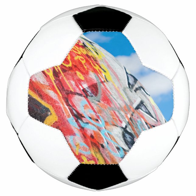 Balón De Fútbol graffiti planetario (Anverso)