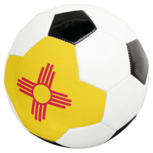 Balón De Fútbol Gráfico dinámico de la bandera del estado de Nue