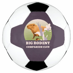 Balón De Fútbol Gran Club de Compañeros de Roedores Capibara