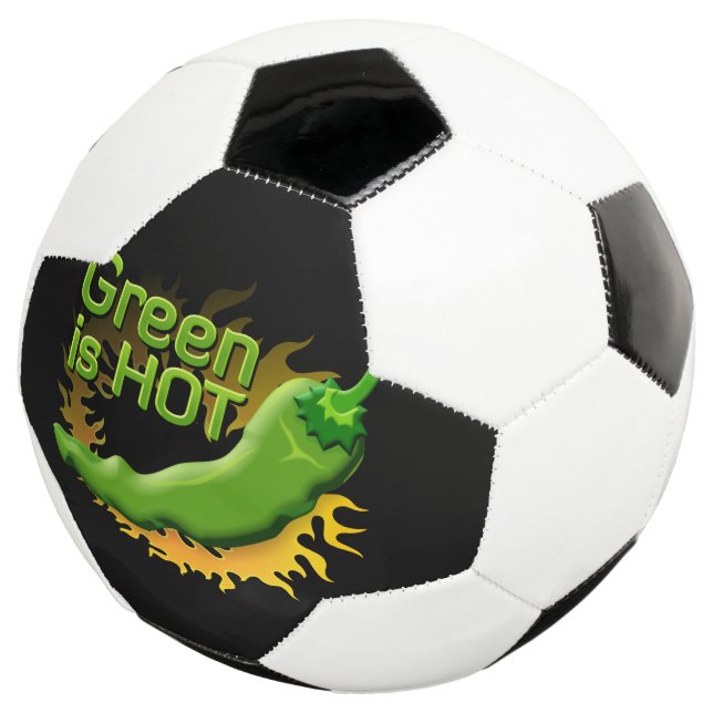 Balón De Fútbol Green es HOT (Tres cuartos)
