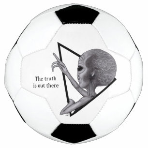 Balón De Fútbol Grey Alien, la verdad está ahí fuera