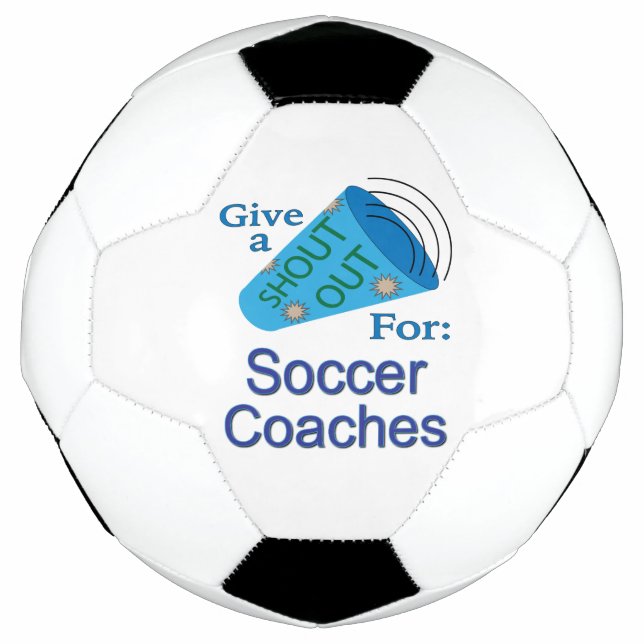 Balón De Fútbol Gritos a los entrenadores de fútbol (Anverso)