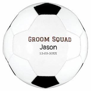 Balón De Fútbol Groom Squad groomsman despedida de soltera agregar