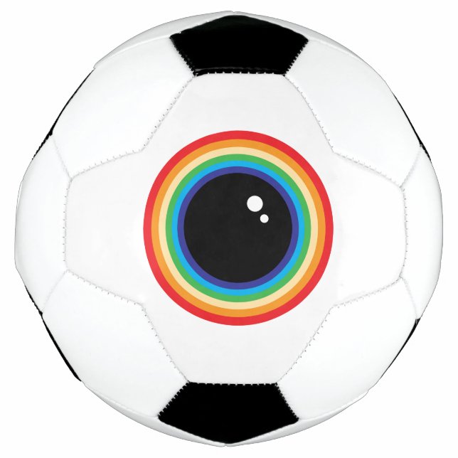 Balón De Fútbol Guay Rainbow Eyeball (Anverso)