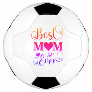 Balón De Fútbol Guión de tipografía de Ombre colorido de la mejor 