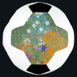 Balón De Fútbol Gustav Klimt - Flower Garden Cornhole Set<br><div class="desc">Jardín de flores - Gustav Klimt en 1905-1907</div>