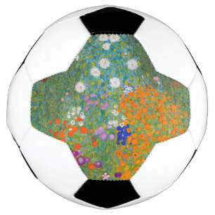 Balón De Fútbol Gustav Klimt - Jardín de flores