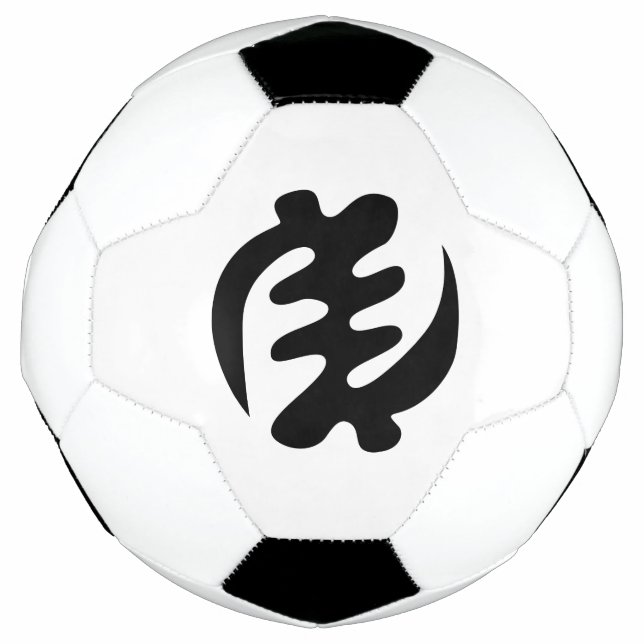 Balón De Fútbol Gye Nyame | Dios es el Símbolo Adinkra Supremo (Anverso)