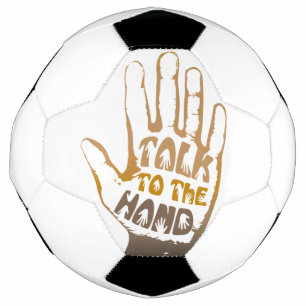 Balón De Fútbol Hablar Con La Mano