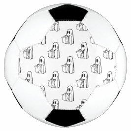 Balón De Fútbol Halloween, Blanco Fantasma, Truco O Trato, Boo