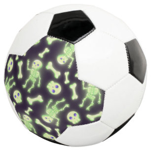 Balón De Fútbol Halloween Cute Spooky GIGHT Skeleton Bones Skull