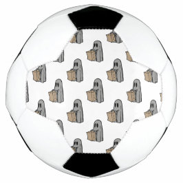 Balón De Fútbol Halloween, Fantasma Gris Lindo, Truco o Trato, Buu
