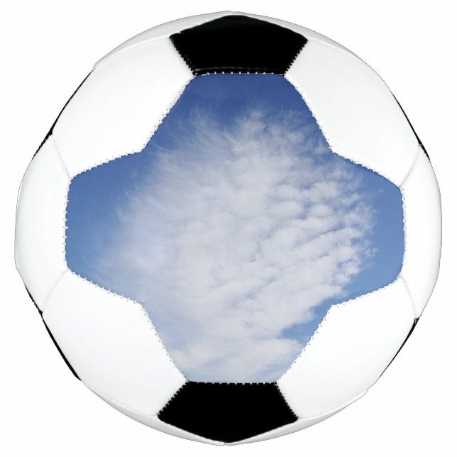 Balón De Fútbol Hermosa bola de fútbol en la nube (Anverso)