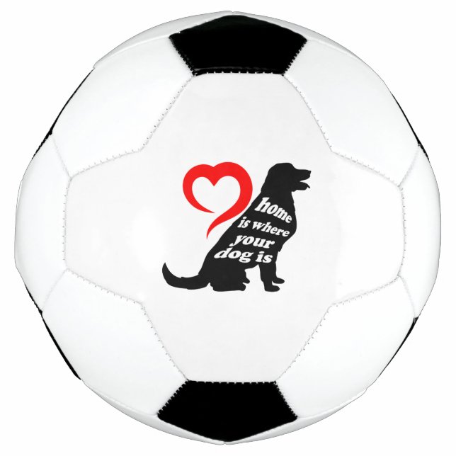 Balón De Fútbol Hogar de perros (Anverso)