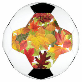 Balón De Fútbol Hojas otoñales