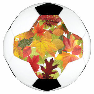 Balón De Fútbol Hojas otoñales