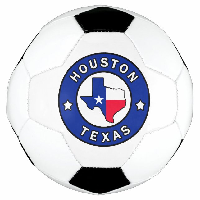Balón De Fútbol Houston Texas (Anverso)