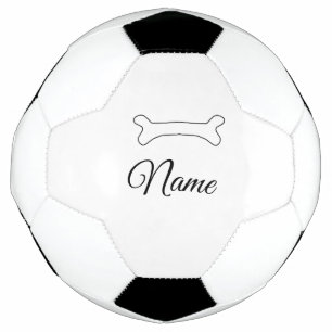 Balón De Fútbol Hueso de perro añadir nombre de perro foto persona