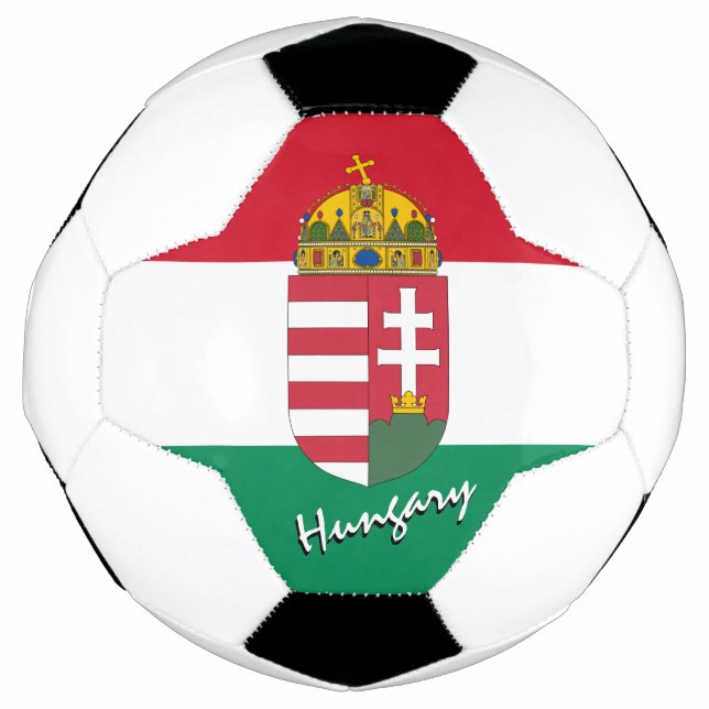 Balón De Fútbol Húngaro Fútbol y Bandera Húngara / Deportes (Anverso)