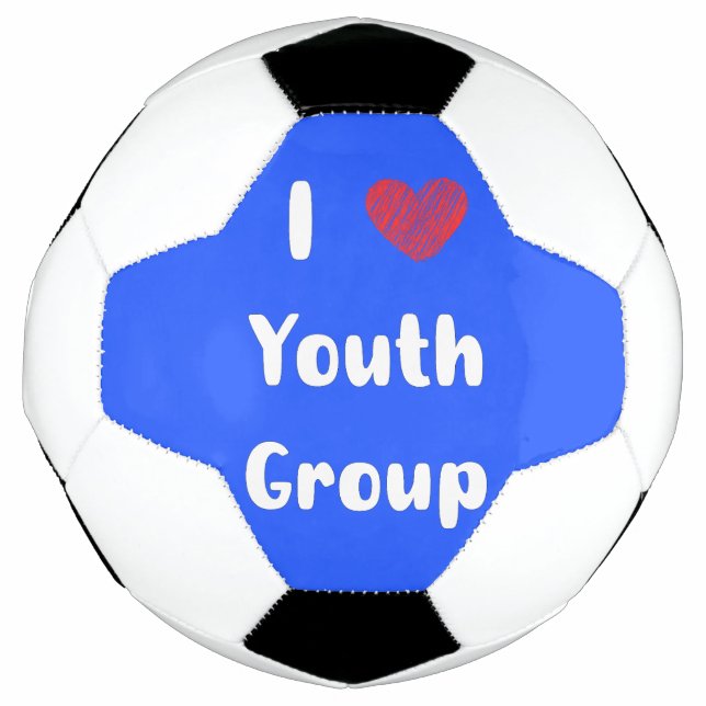 Balón De Fútbol I Heart Youth Group Soccer Ball (Anverso)