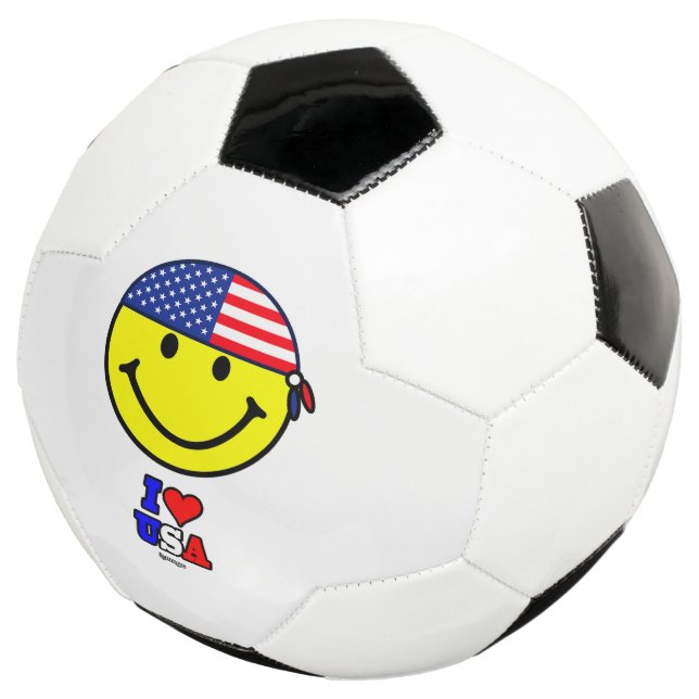 Balón De Fútbol I LOVE USA Soccer Ball (Tres cuartos)