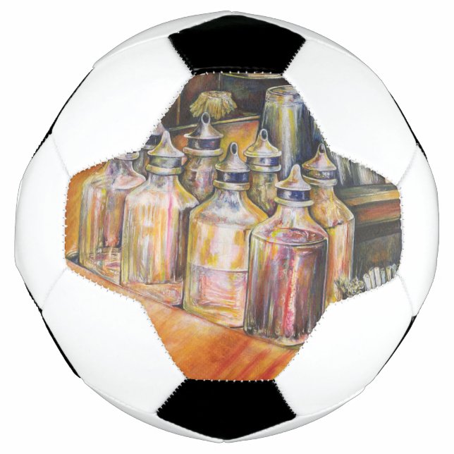 Balón De Fútbol Ideografía de la luz dorada (Anverso)