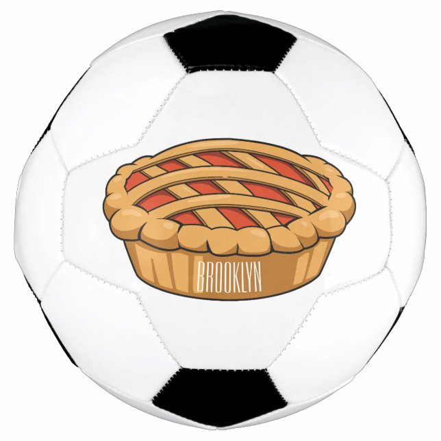 Balón De Fútbol Ilustracion de personalizado circular (Anverso)
