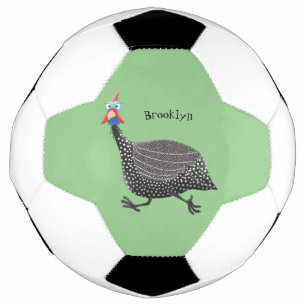Balón De Fútbol Ilustracion de personalizado de aves divertidos de