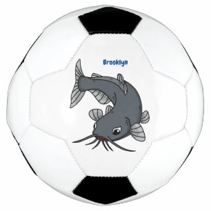 Balón De Fútbol Ilustracion de personalizado de bagre cúbico