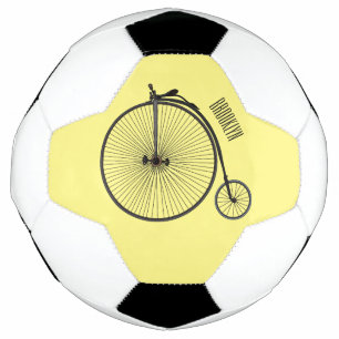 Balón De Fútbol Ilustracion de personalizado de bicicletas de alta