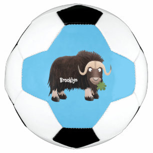 Balón De Fútbol Ilustracion de personalizado de buey hongo