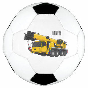 Balón De Fútbol Ilustracion de personalizado de camiones Crane