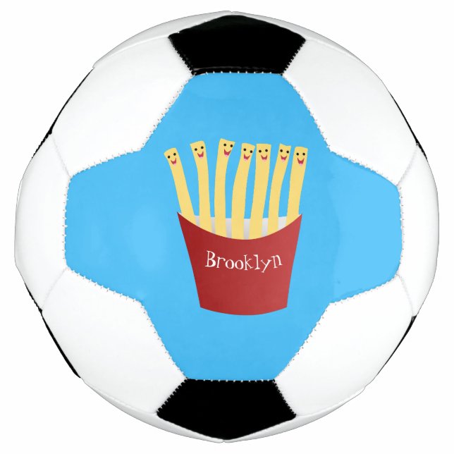 Balón De Fútbol Ilustracion de personalizado de comida rápida de p (Anverso)