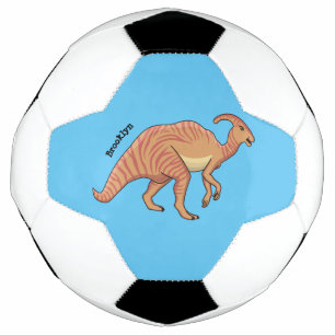 Balón De Fútbol Ilustracion de personalizado de dinosaurios de par