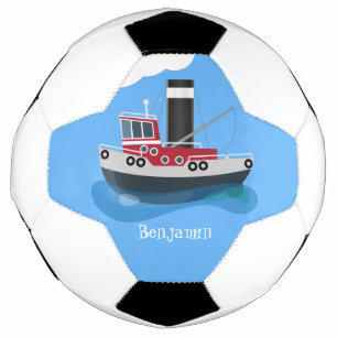 Balón De Fútbol Ilustracion de personalizado de embarcaciones de a