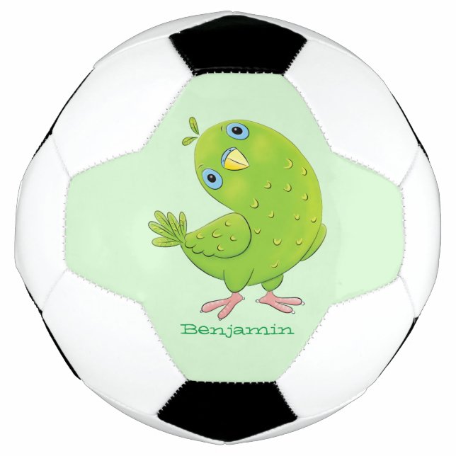 Balón De Fútbol Ilustracion de personalizado de paracaídas verde l (Anverso)