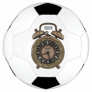 Balón De Fútbol Ilustracion de personalizado de reloj de alarma