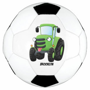 Balón De Fútbol Ilustracion de personalizado de tractores de granj