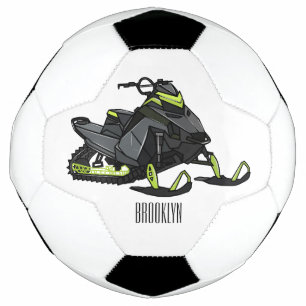 Balón De Fútbol Ilustracion de personalizado para motos de nieve