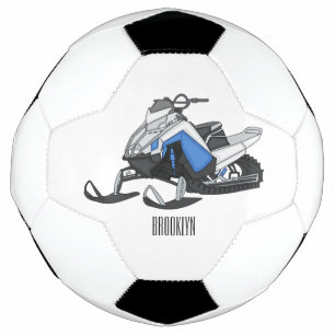 Balón De Fútbol Ilustracion de personalizado para motos de nieve