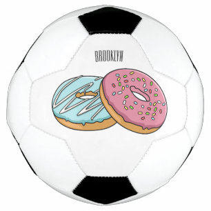 Balón De Fútbol Ilustracion Donut personalizado