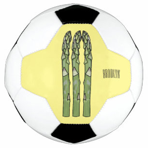 Balón De Fútbol Ilustracion personalizado Asparagus