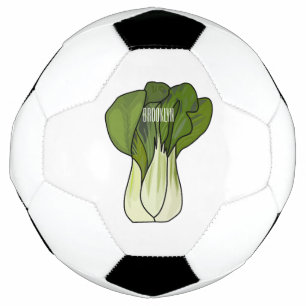 Balón De Fútbol Ilustracion personalizado Bok choy